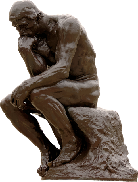 Ein Mensch beim Nachdenken - Philosoph