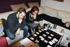 Testspieler beim Spielen von The Last Spies