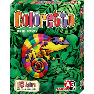 Cover von Coloretto: Chamäleon vor Blättern