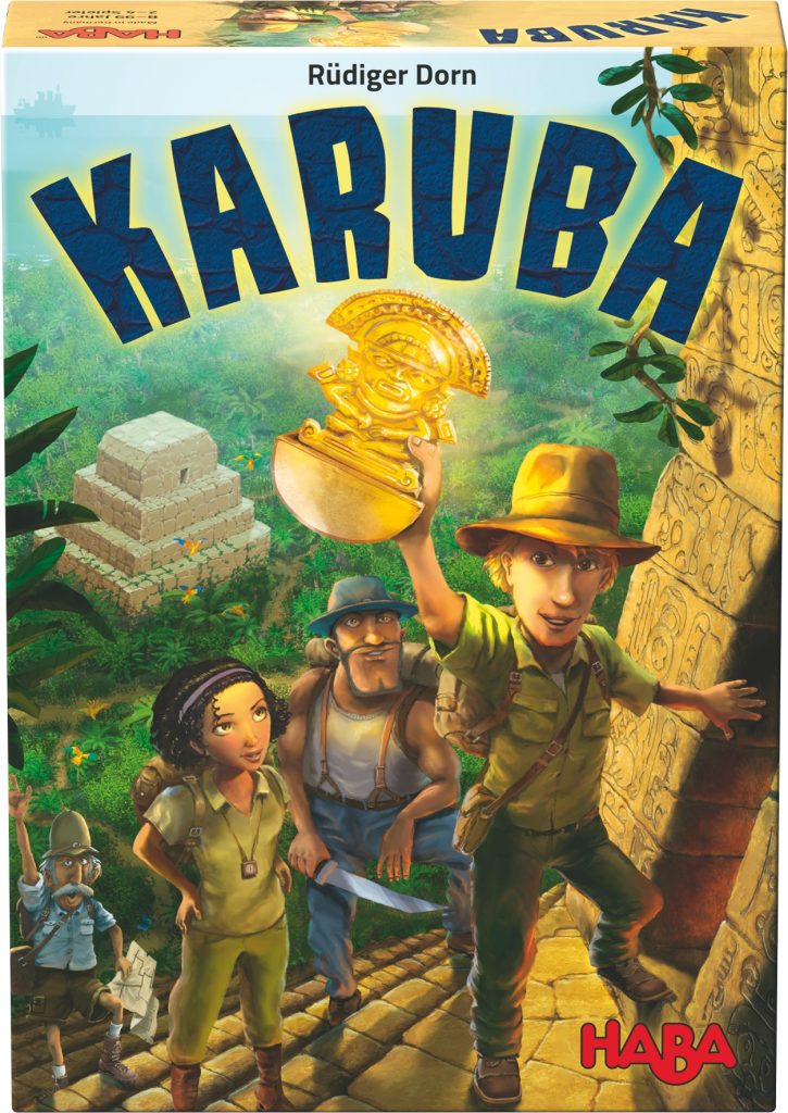 Cover von Karuba: Abenteurer erklimmen eine Pyramide und bergen einen Schatz