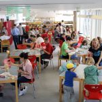 Blick auf Spieltische von Aschaffenburg spielt