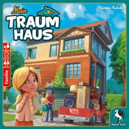 Cover von mein Traumhaus: Kleines Mädchen steht vor Haus, das gerade bezogen wird