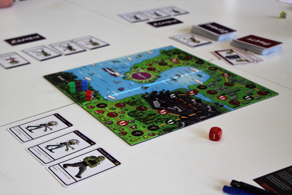 Das Spiel Zombie-Polonaise von Mangohuhn