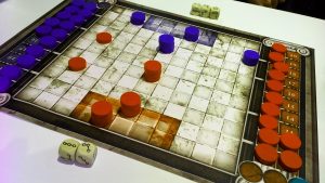 Schrägansicht auf Koniris: Endphase